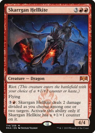 Skarrgan Hellkite [Ravnica Allegiance Promos] | Exor Games Bridgewater