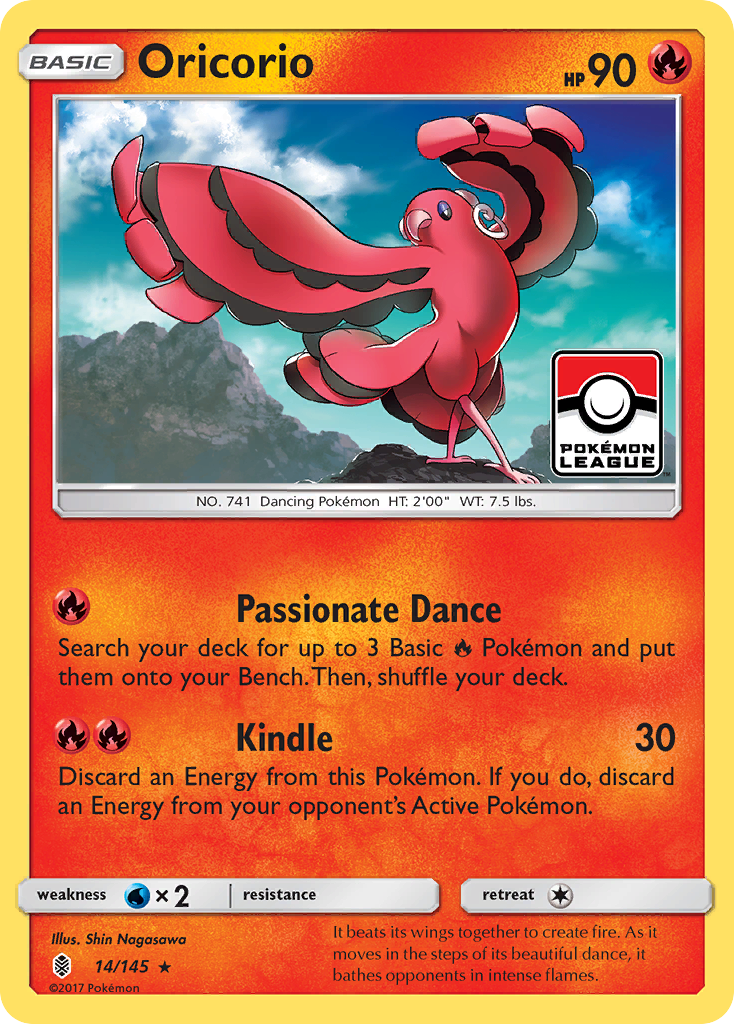 Oricorio (14/145) [Sun & Moon: Guardians Rising] | Exor Games Bridgewater