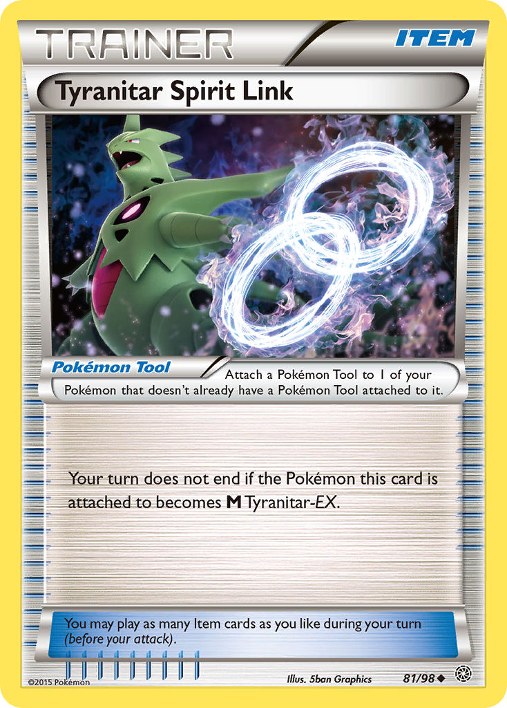 Tyranitar Spirit Link (81/98) [XY: Ancient Origins] | Exor Games Bridgewater