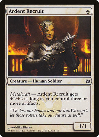 Ardent Recruit [Mirrodin Besieged] | Exor Games Bridgewater