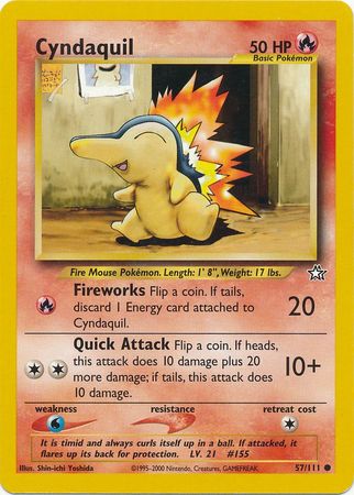 Cyndaquil (57/111) [Neo Genesis Unlimited] | Exor Games Bridgewater