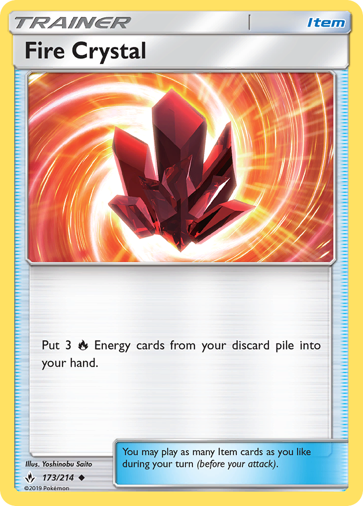 Fire Crystal (173/214) [Sun & Moon: Unbroken Bonds] | Exor Games Bridgewater