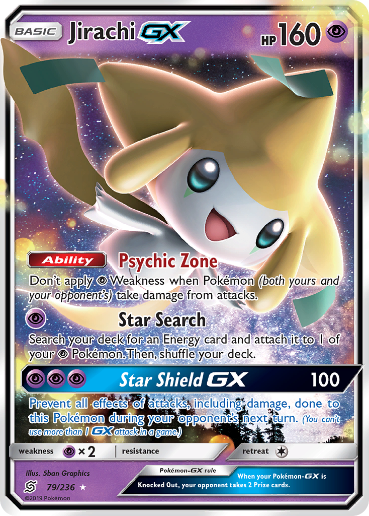 Jirachi GX (79/236) [Sun & Moon: Unified Minds] | Exor Games Bridgewater