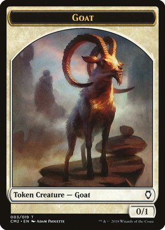 Goat Token [Commander Anthology Volume II Tokens] | Exor Games Bridgewater