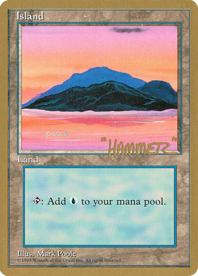 Island (shr369) (Shawn "Hammer" Regnier) [Pro Tour Collector Set] | Exor Games Bridgewater