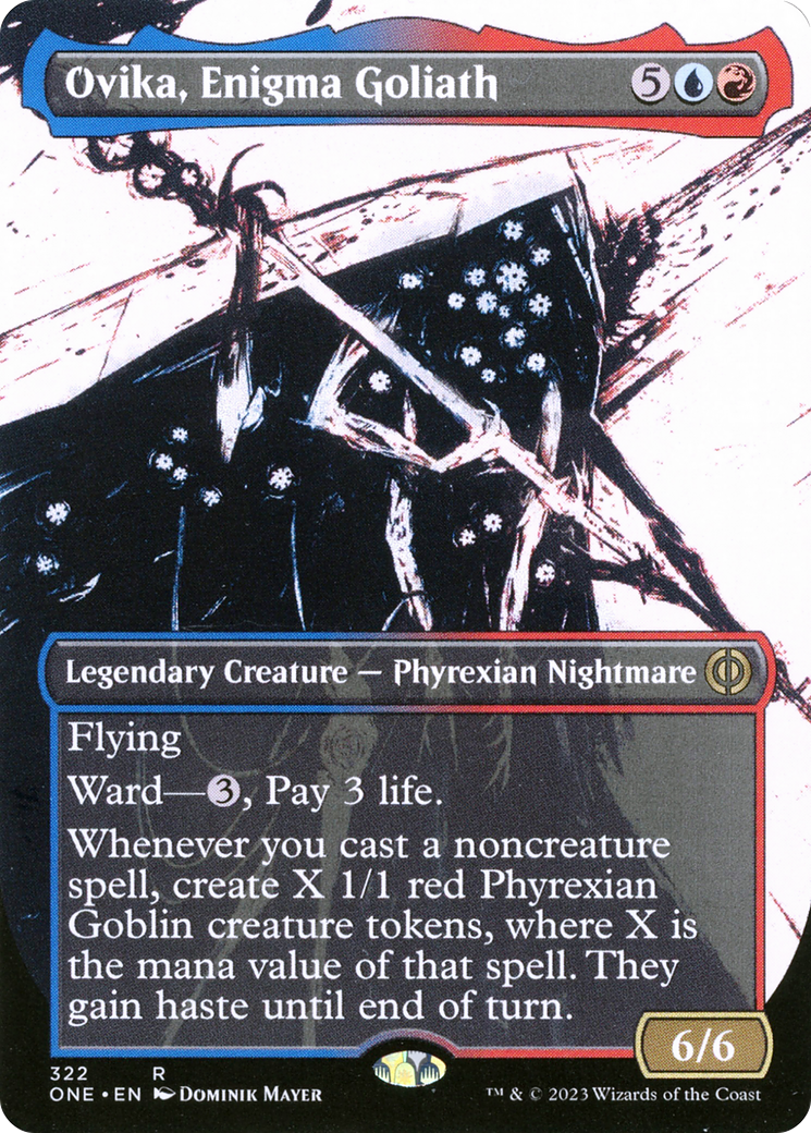 Ovika, Enigma Goliath (Borderless Ichor) [Phyrexia: All Will Be One] | Exor Games Bridgewater