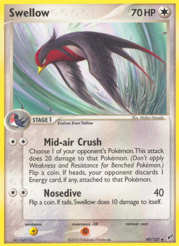 Swellow (49/107) [EX: Deoxys] | Exor Games Bridgewater