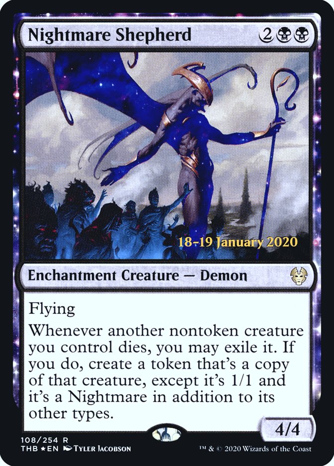 Nightmare Shepherd [Theros Beyond Death Prerelease Promos] | Exor Games Bridgewater