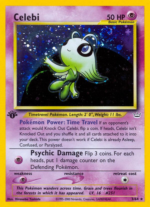 Celebi (3/64) [Neo Revelation 1st Edition] | Exor Games Bridgewater