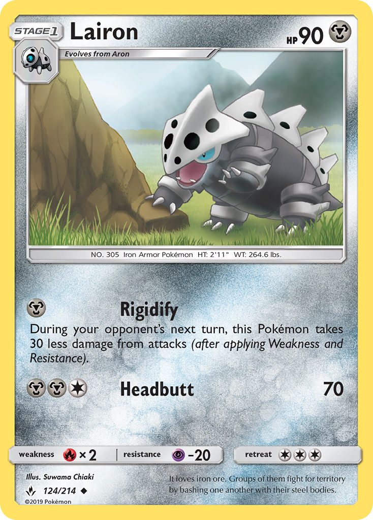 Lairon (124/214) [Sun & Moon: Unbroken Bonds] | Exor Games Bridgewater