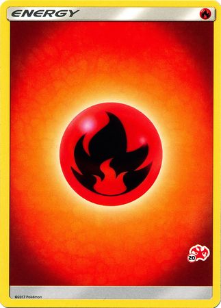 Fire Energy (Charizard Stamp #20) [Battle Academy 2020] | Exor Games Bridgewater