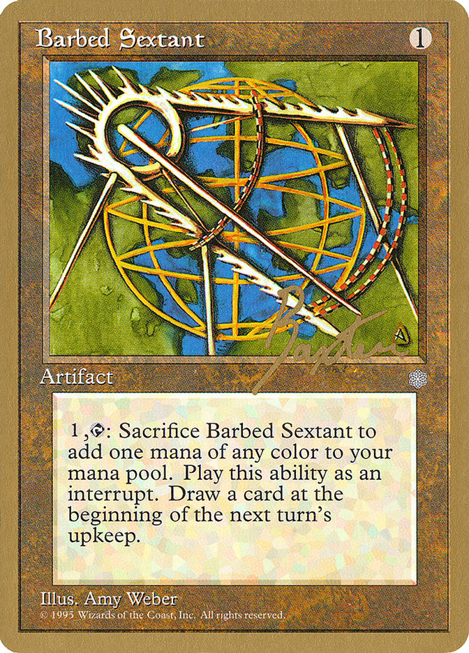 Barbed Sextant (George Baxter) [Pro Tour Collector Set] | Exor Games Bridgewater
