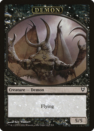 Demon Token [Avacyn Restored Tokens] | Exor Games Bridgewater