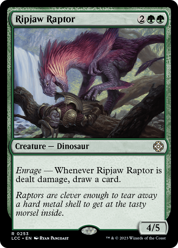 Ripjaw Raptor [The Lost Caverns of Ixalan Commander] | Exor Games Bridgewater