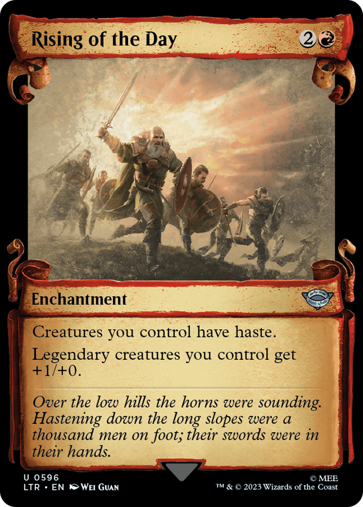 Rising of the Day [The Lord of the Rings: Tales of Middle-Earth Showcase Scrolls] | Exor Games Bridgewater