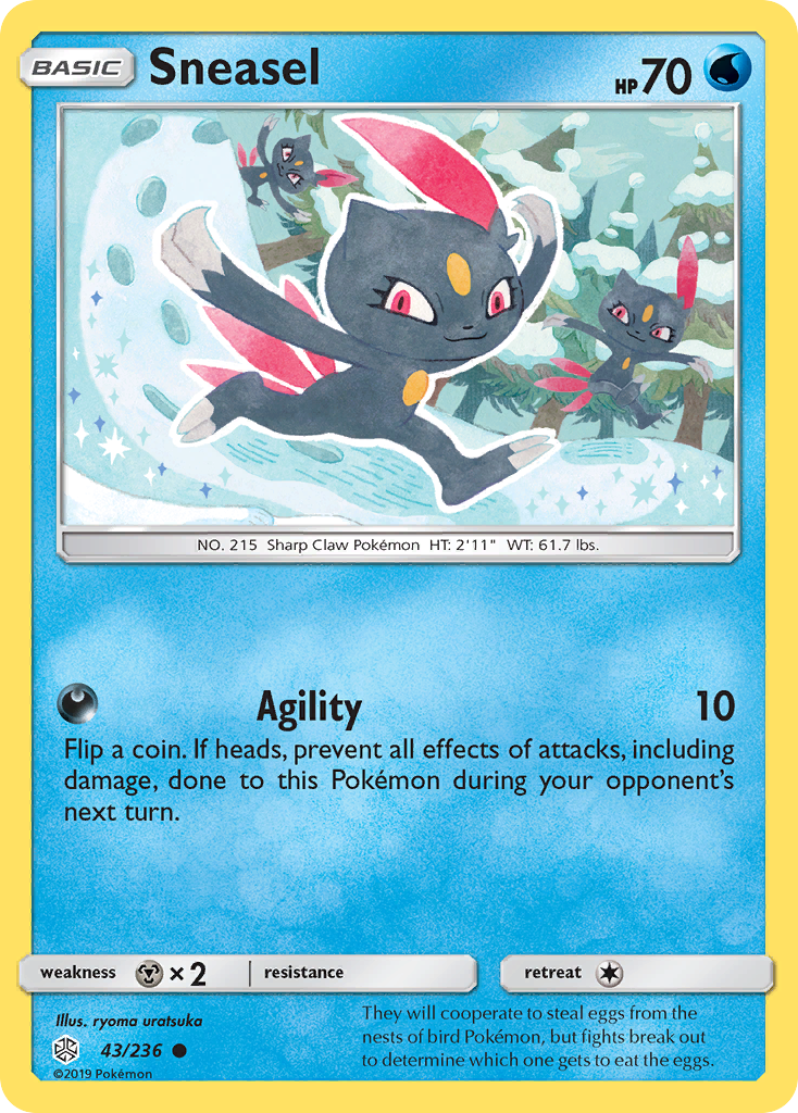 Sneasel (43/236) [Sun & Moon: Cosmic Eclipse] | Exor Games Bridgewater