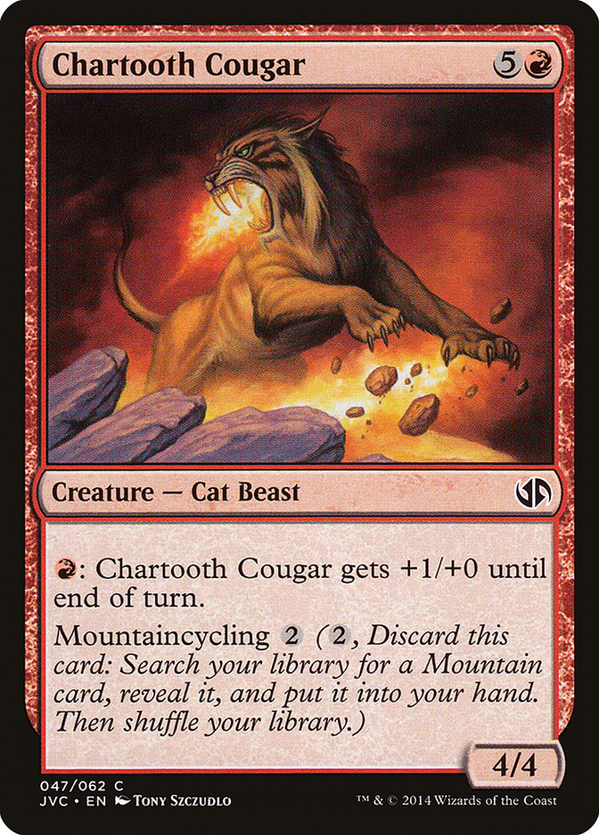 Chartooth Cougar [Duel Decks Anthology] | Exor Games Bridgewater