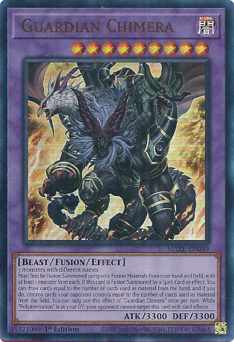 Guardian Chimera [MAZE-EN049] Ultra Rare | Exor Games Bridgewater