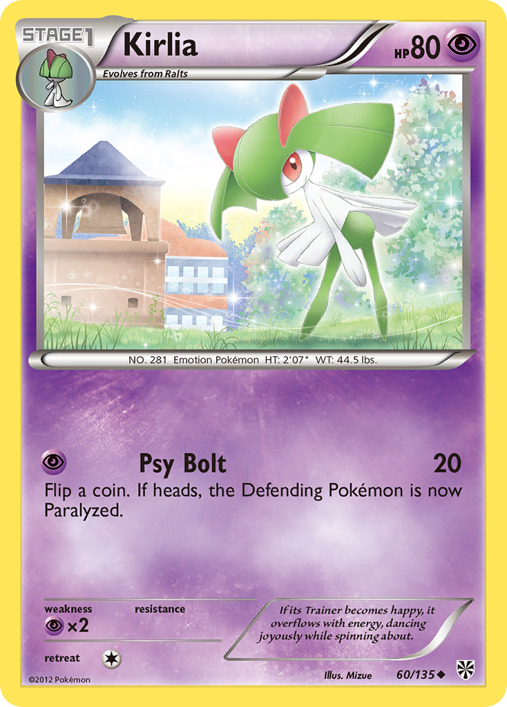 Kirlia (60/135) [Black & White: Plasma Storm] | Exor Games Bridgewater