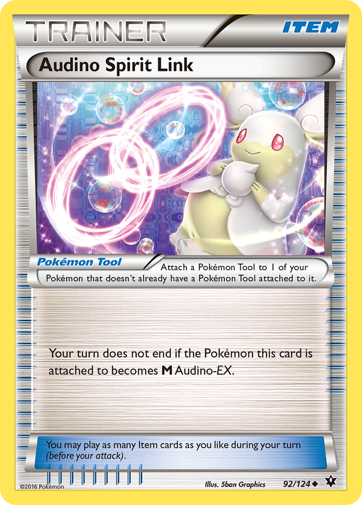 Audino Spirit Link (92/124) [XY: Fates Collide] | Exor Games Bridgewater