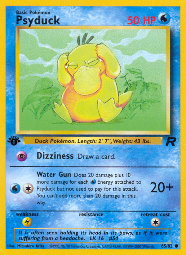 Psyduck (65/82) [Team Rocket 1st Edition] | Exor Games Bridgewater
