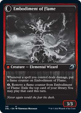 Flame Channeler // Embodiment of Flame [Innistrad: Double Feature] | Exor Games Bridgewater