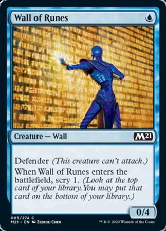 Wall of Runes [Core Set 2021] | Exor Games Bridgewater