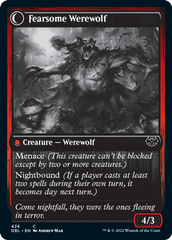 Fearful Villager // Fearsome Werewolf [Innistrad: Double Feature] | Exor Games Bridgewater