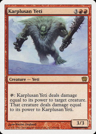 Karplusan Yeti [Ninth Edition] | Exor Games Bridgewater