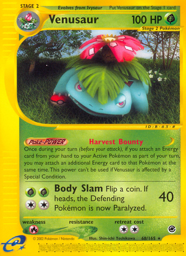 Venusaur (68/165) [Expedition: Base Set] | Exor Games Bridgewater