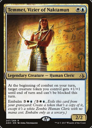 Temmet, Vizier of Naktamun [Amonkhet] | Exor Games Bridgewater