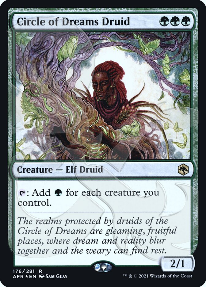 Circle of Dreams Druid (Ampersand Promo) [Dungeons & Dragons: Adventures in the Forgotten Realms Promos] | Exor Games Bridgewater