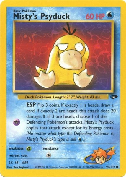 Misty's Psyduck (90/132) [Gym Challenge Unlimited] | Exor Games Bridgewater