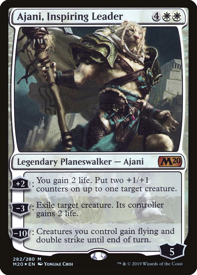 Ajani, Inspiring Leader [Core Set 2020] | Exor Games Bridgewater