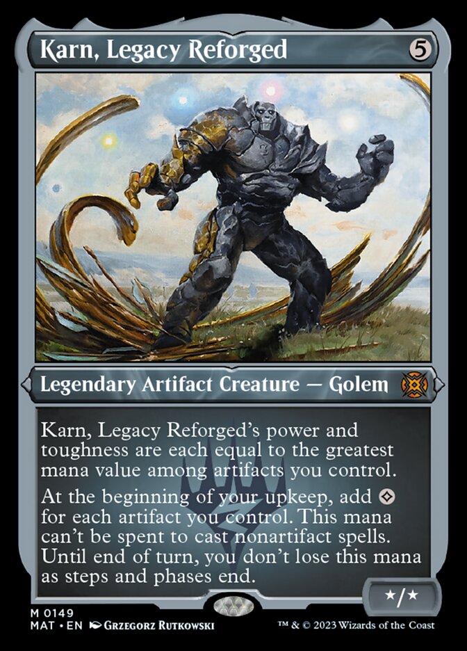 Karn, Legacy Reforged (Foil Etched) [March of the Machine: The Aftermath] | Exor Games Bridgewater