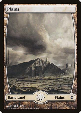 Plains (231) - Full Art [Zendikar] | Exor Games Bridgewater