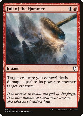 Fall of the Hammer [Commander Anthology Volume II] | Exor Games Bridgewater