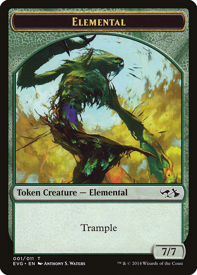 Elemental Token (Elves vs. Goblins) [Duel Decks Anthology Tokens] | Exor Games Bridgewater