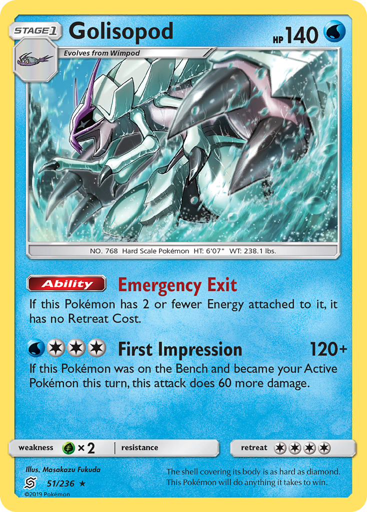 Golisopod (51/236) [Sun & Moon: Unified Minds] | Exor Games Bridgewater