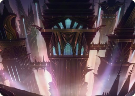 Skybridge Towers Art Card [Streets of New Capenna Art Series] | Exor Games Bridgewater