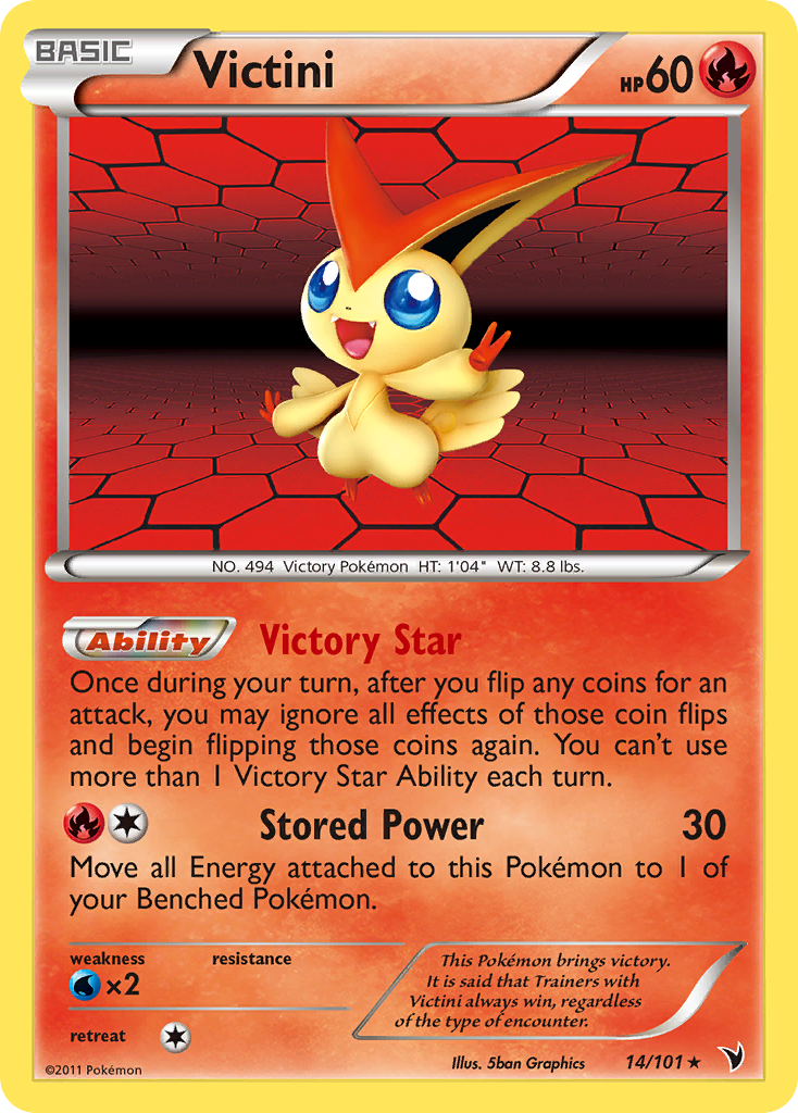 Victini (14/101) [Black & White: Noble Victories] | Exor Games Bridgewater