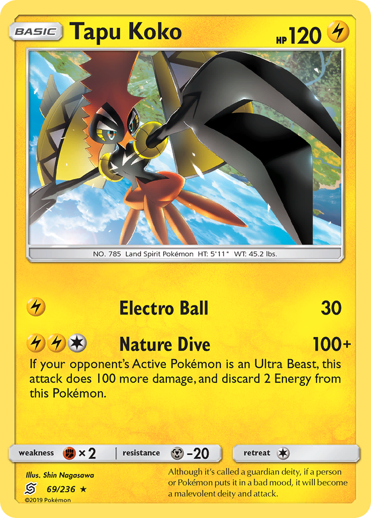 Tapu Koko (69/236) [Sun & Moon: Unified Minds] | Exor Games Bridgewater