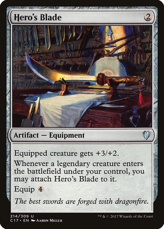 Hero's Blade [Commander 2017] | Exor Games Bridgewater