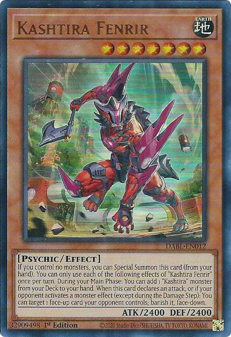 Kashtira Fenrir [DABL-EN012] Ultra Rare | Exor Games Bridgewater