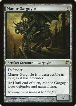 Manor Gargoyle [Innistrad] | Exor Games Bridgewater