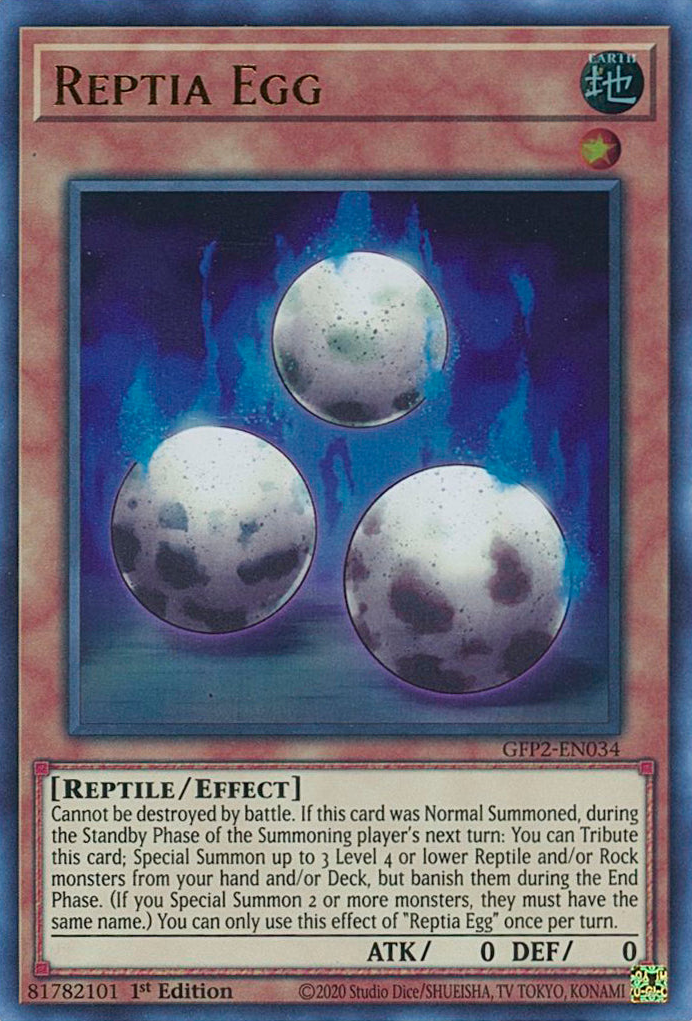 Reptia Egg [GFP2-EN034] Ultra Rare | Exor Games Bridgewater