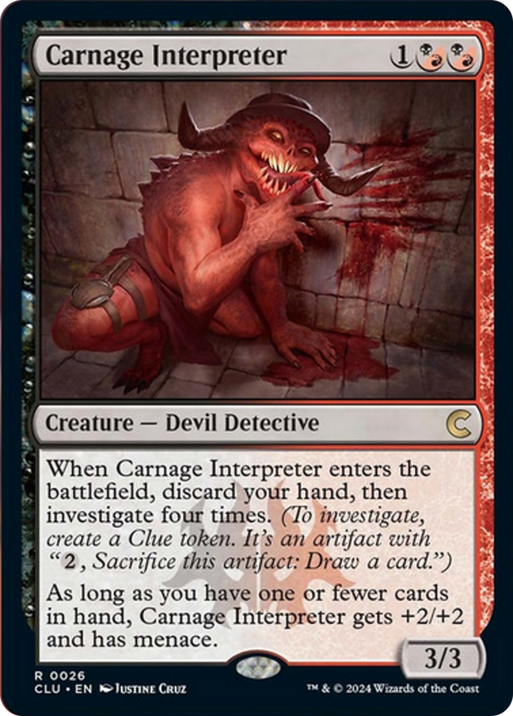 Carnage Interpreter [Ravnica: Clue Edition] | Exor Games Bridgewater