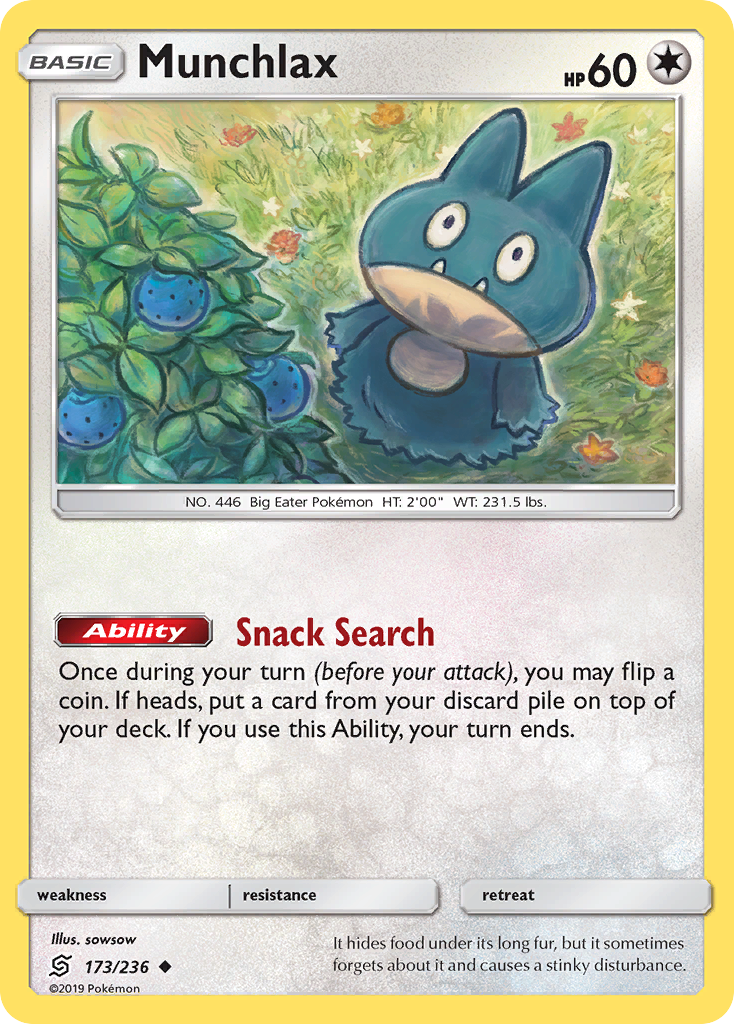 Munchlax (173/236) [Sun & Moon: Unified Minds] | Exor Games Bridgewater