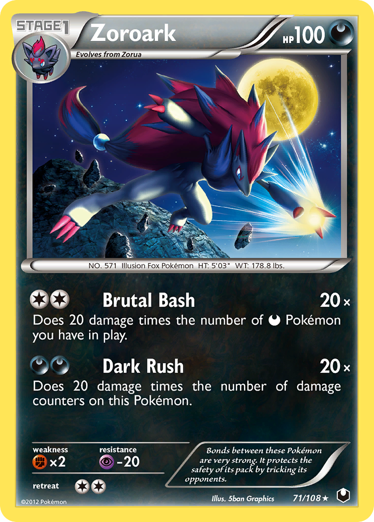 Zoroark (71/108) [Black & White: Dark Explorers] | Exor Games Bridgewater