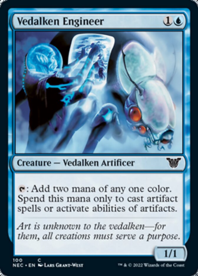 Vedalken Engineer [Kamigawa: Neon Dynasty Commander] | Exor Games Bridgewater